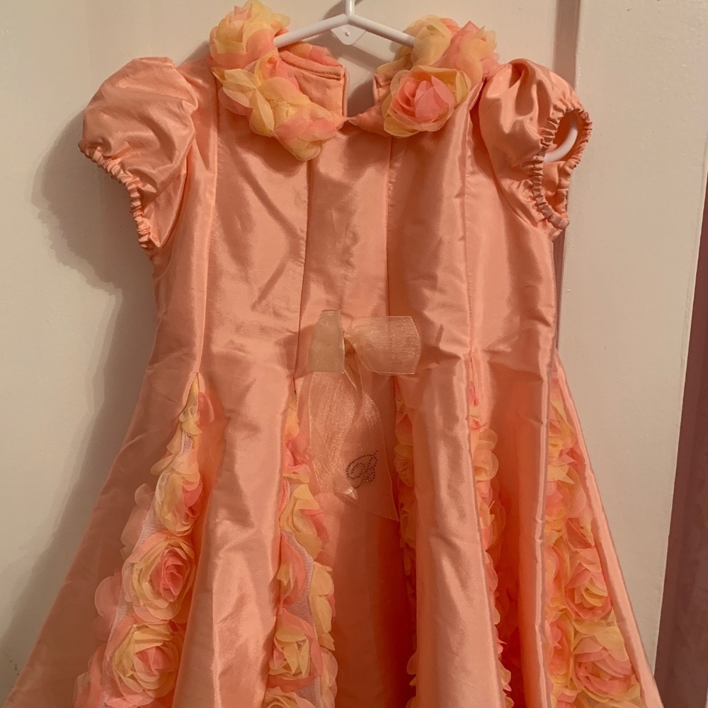 Blumarine coral/florar dress 24M